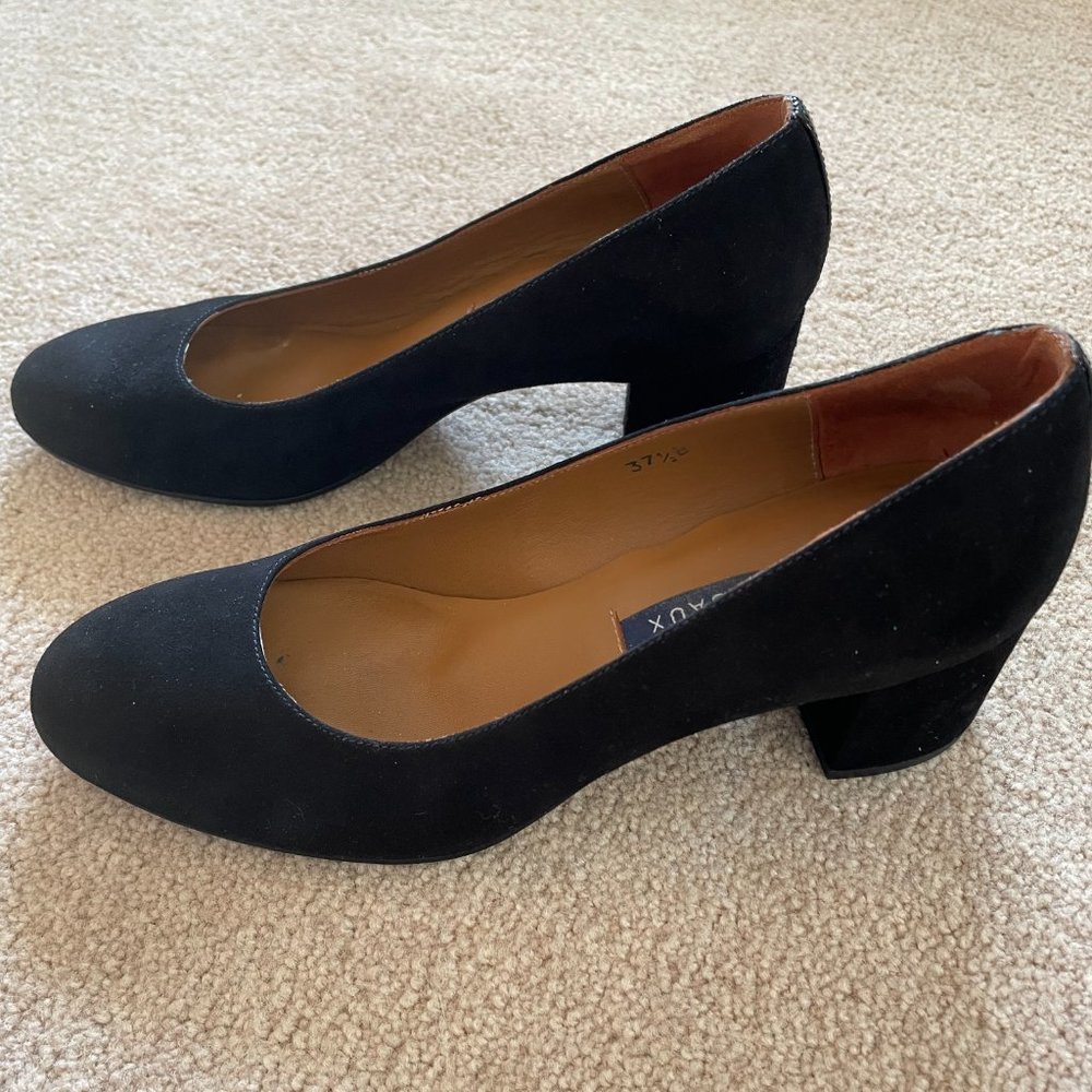 Margaux black suede The Heel 37.5  7.5